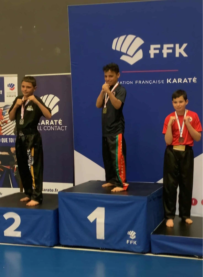 Charly Tovar Champion de France FFK