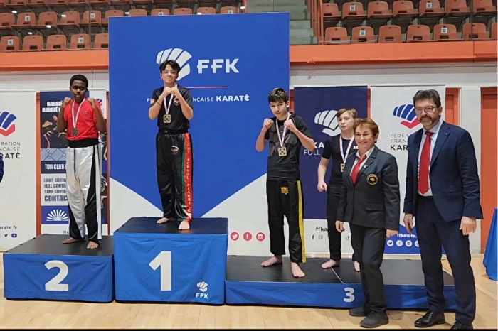 Hugo Bigot Champion zone Sud FFK