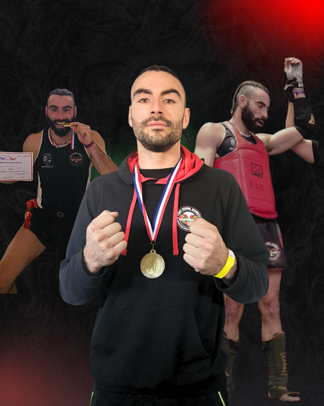 Stéphane Léonard champion Fight School Biarritz